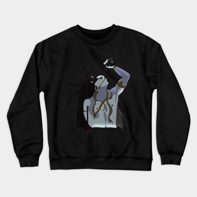 Cosmic Shiva Crewneck Sweatshirt by ROCOCO DESIGNS